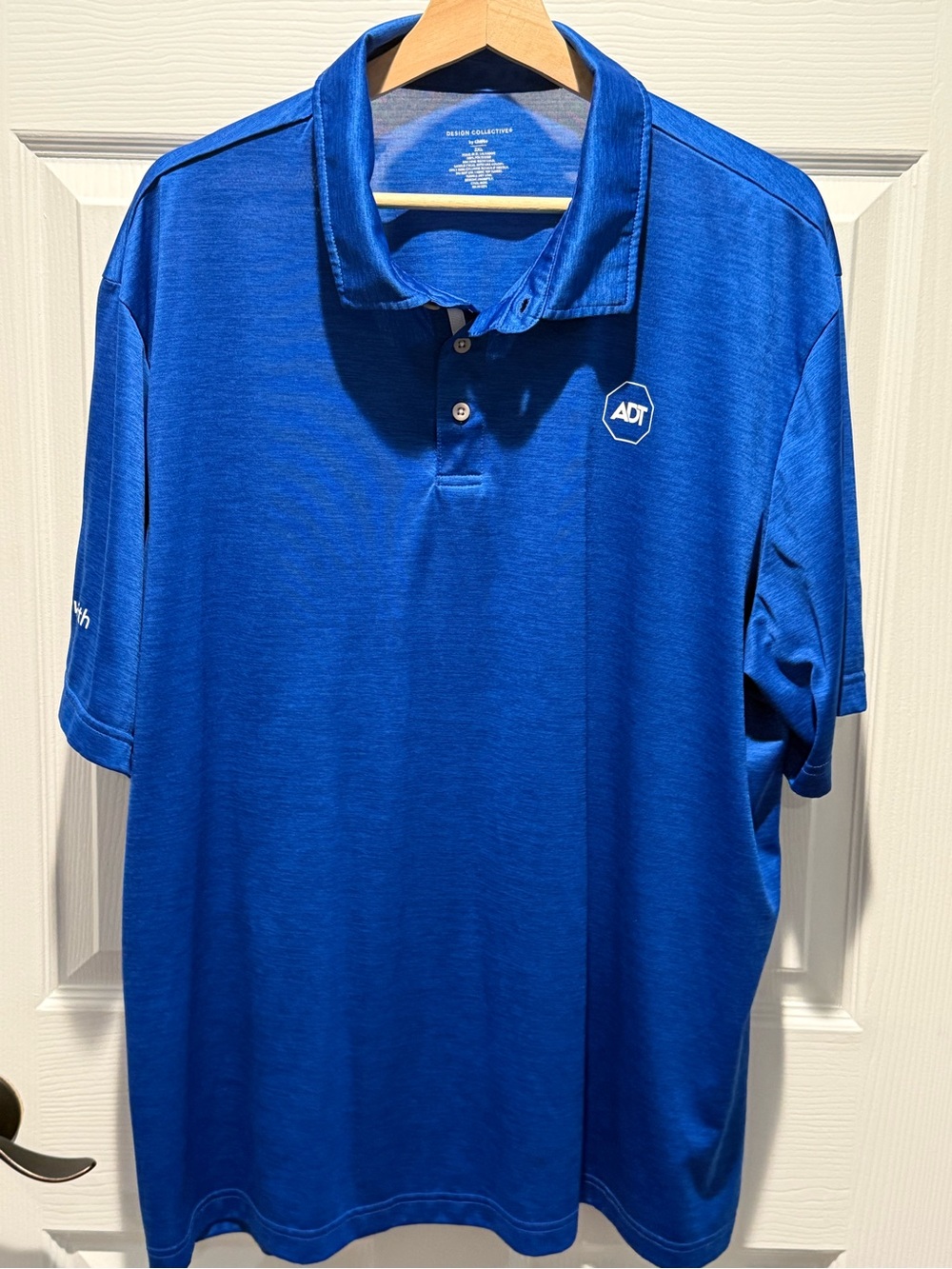 ADT Royal Blue Men's Short-Sleeve Polo - Picture 2 of 3